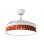 Iluminashop Ventilador de Techo con Luz LED 72W Blanco/Madera Motor DC Aspas Retráctiles