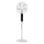 Iluminashop Ventilador de Pie con Mando 45W Blanco Motor AC