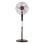 Iluminashop Ventilador de Pie con Mando 60W Burdeos/Negro