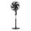 Iluminashop Ventilador de Pie 85W Negro