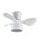 Iluminashop Ventilador de Techo con Luz LED y Mando 42W  Canizo/Blanco 24W Motor DC