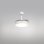 Ventilatore da soffitto Iluminashop con luce LED e controllo 48W Bianco 4 pale retrattili