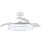 Deckenventilator mit LED-Licht Iluminashop 48W 3 Einklappbare Flügel 6 Stufen Fernbedienung