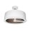 Iluminashop Ventilador de Techo con Luz LED y Mando 100W Blanco/Óxido Motor DC