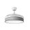 Iluminashop Ventilador de Techo con Luz LED y Mando 72W Blanco/Gris Motor DC Aspas Rectráctiles