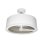 Iluminashop Ventilador de Techo con Luz LED y Mando 110W Blanco/Madera Gris Motor DC