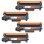 Pccom Essential Brother Tn2510xl Tóner Compatible Negro Pack 4