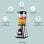 MyWave MWBTV-1300 Batidora de Vaso 1300W Acero Inoxidable