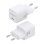 Carregador Aisens GaN 30W USB-C PD3.0 QC4.0 Branco Compacto