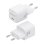 Carregador Aisens GaN 30W USB-C PD3.0 QC4.0 Branco Compacto