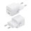Carregador Aisens GaN 35W USB-C PD3.0 QC4.0 Branco Compacto