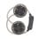 Klack Ventilador Portátil de Cuello de Doble Cabeza Recargable por USB Verde