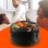 Bonplus Grill Portátil y Barbacoa de Carbón Sin Humo con Bolsa De Transporte