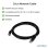 Ociodual Cable de Red RJ45 Cat.6 de 1m UTP AWG24 1Gbps 500MHz Negro