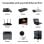 Ociodual Cable de Red RJ45 Cat.6 de 1m UTP AWG24 1Gbps 500MHz Negro