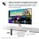LG Smart Monitor 43SQ700S-W 42.5" LED IPS UltraHD 4K USB-C