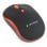Mouse ottico wireless Gembird, nero/rosso