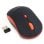 Mouse ottico wireless Gembird, nero/rosso