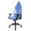 Thermaltake GGC-VCO-LWLWDS-01 Siège pour jeu vidéo Fauteuil de gaming Siège rembourré Bleu, Blanc