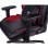 Thermaltake GGC-VCO-BRLWDS-01 Siège pour jeu vidéo Fauteuil de gaming Siège rembourré Noir, Rouge