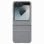 Samsung Flap Eco-Leather Veganes Lederetui Grau für Galaxy Z Flip6