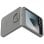 Custodia in silicone Samsung Custodia in silicone grigia per Galaxy Z Flip6
