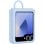 Samsung Silicone Case Funda de Silicona Azul para Galaxy Z Flip6