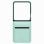 Samsung Flap Eco-Leather Funda de Cuero Vegano Verde Menta para Galaxy Z Flip6