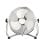 Iluminashop 309513 Ventilador Industrial de Suelo Cromo 60W Metal/Aluminio