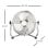 Iluminashop 309513 Ventilador Industrial de Suelo Cromo 60W Metal/Aluminio