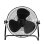 Iluminashop 309565 Ventilador de Suelo Solar 25W USB Negro
