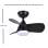 Deckenventilator mit LED IluminaShop 24W 107cm 6 Stufen Winterbetrieb Fernbedienung
