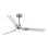 Iluminashop 350977 Ventilador de Techo LED Verano e Invierno con Mando a Distancia 22W Niquel/Blanco