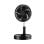 Iluminashop 349614 Ventilador de Pie Plegable con Altura Regulable con Mando a Distancia 10W Negro