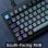 Keychron Q6 Pro QMK/VIA Teclado Mecánico Inalámbrico Fully Assembled Knob Red RGB Negro Teclado Francés