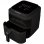 Freidora de aire Grunkel Black Light Fryer 6 L 1400 W con ventana