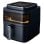 Freidora de aire Grunkel Black Light Fryer 6 L 1400 W con ventana