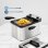 Friteuse Grunkel Maxi Fry Pro Venster 4,2L 3000W Inox Timer Geurfilter