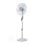 Iluminashop 309539 Ventilador de Pie con Mando a Distancia 45W Blanco/Gris