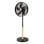Iluminashop 349564 Ventilador de Pie 50W Negro/Haya