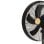 Iluminashop 349564 Ventilador de Pie 50W Negro/Haya