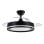 Iluminashop 350476 Ventilador de Techo LED con Mando a Distancia y Palas Retractiles 72W Negro