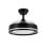 Iluminashop 350476 Ventilador de Techo LED con Mando a Distancia y Palas Retractiles 72W Negro