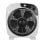 Iluminashop 349583 Ventilador de Sobremesa 45W Blanco/Negro
