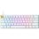 Glorious GMMK Compact 60% Teclado Gaming White Edition Gateron Brown Layout USA