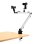 Streamplify MOUNT ARM Soporte para Montaje en Escritorio de Micrófono/Smartphone/Ring Lamp Blanco