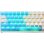 Ducky Rubber Keycap 31 Teclas ABS Compatible MX Cherry Double Shot Azul
