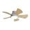 Iluminashop 305487 Ventoinha De Teto Led Verão e Inverno com Comando à Distância 25W Cinzenta/Faia