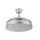 Iluminashop 334886 Ventilador de Techo LED con Mando a Distancia Y Palas Retractiles 72W Plata