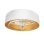 Iluminashop 350857 Ventoinha de Teto LED com Comando à Distância Pás Retráteis 60W Branca/Carvalho